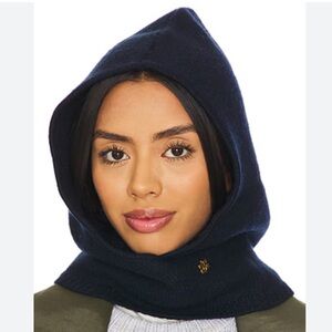 NWT Ganni Boiled Wool Balaclava in Sky Captain